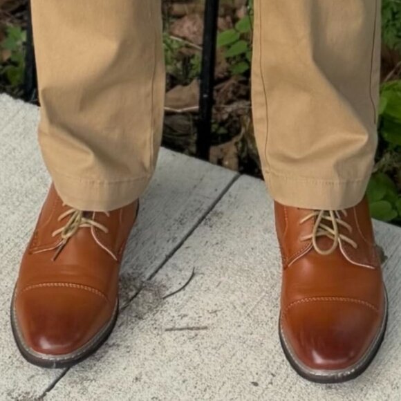 Bruno Marc Italy Men's 6-Brown Classic Modern Formal Oxford Lace-Up Dress Shoes - Picture 3 of 11